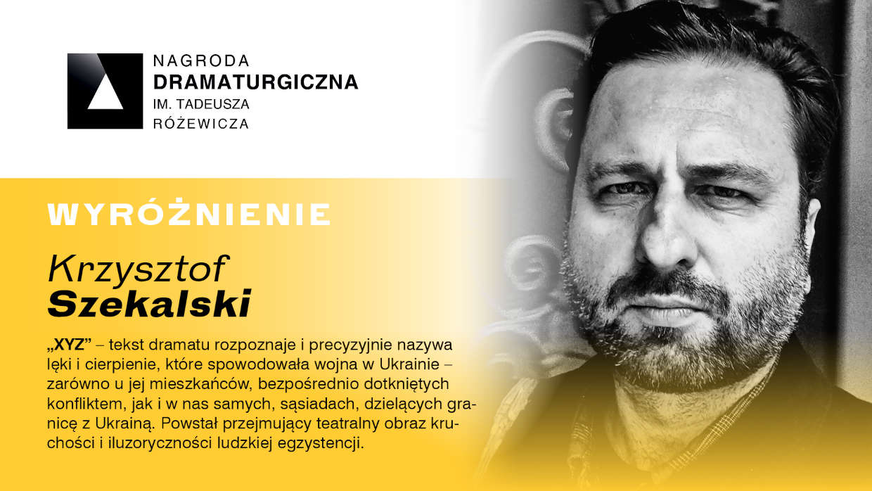 Krzysztof Szekalski - wyróżnienie